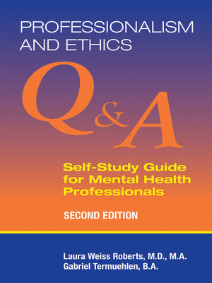 cover image of Professionalism and Ethics